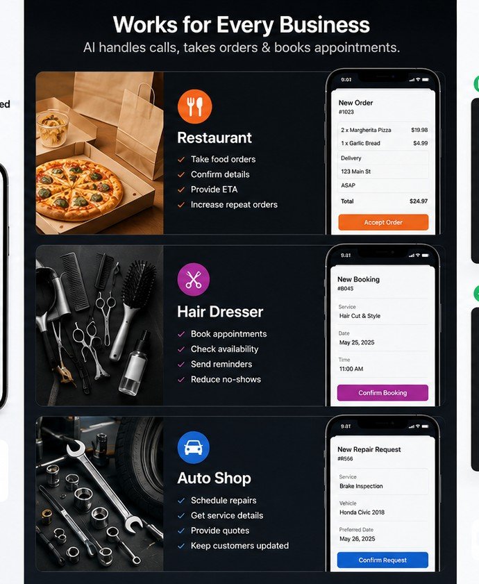 AI systems for service industries